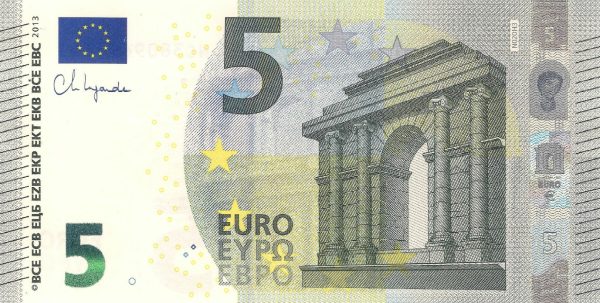 valor 5 euros