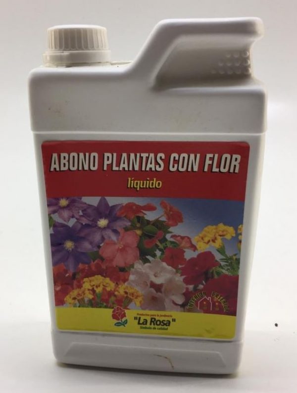 Abono líquido plantas con flor 1 litro