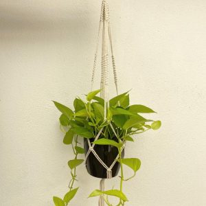 Macramé blanco